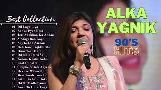 Latest Bollywood Hindi Songs  ALKA YAGNIK 90s Hit Songs 💝  Best Of Alka Yagnik  Golden Hits [upl. by Rog]