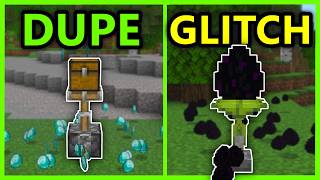 ALL BEST DUPLICATION GLITCHES for 121 MINECRAFT BEDROCK Edition  REALMS amp SERVERS [upl. by Nerret]