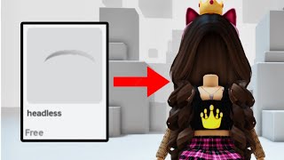 HOW GET HEADLESS FOR FREE IN ROBLOX WORKING 2024 😍 [upl. by Aronoff]