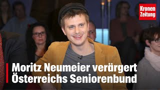 Moritz Neumeier verärgert Österreichs Seniorenbund  kronetv NEWS [upl. by Grounds]