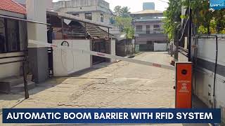 Automatic Boom Barrier with RFID Scanners  Liverton Automation Kochi  9048488480 [upl. by Yreme]