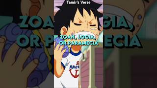 Would You WANT A Zoan Logia Or Paramecia Devil Fruit anime onepiece luffy shorts [upl. by Arahas472]