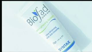 Syntax Biofade  Antioxidants  Skin Lightening System  Medicated Cream Review  aqsa xylem [upl. by Keifer]