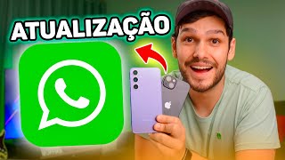 NOVA ATUALIZAÇÃO do WHATSAPP 2024 para iPhone e Android [upl. by Trelu729]