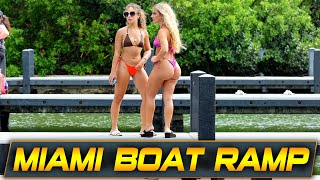 HOT DAY at the Miami Boat Ramp BEST OF THE DAY  BOAT ZONE [upl. by Wagner]