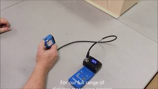 Contrinex Tutorial on setting C55 Distance Laser [upl. by Woody]