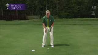 Tom Watson Golf Lessons II  40 Yard Wedge [upl. by Alyl]