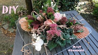 DIY  Herbstdeko selbermachen mit Materialien aus der Natur l Fall flowerarrangement l DekoideenLand [upl. by Cavit]