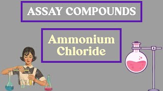 Inorganic Chemistry 27 Acidifiers Dilute HCl and Ammonium Chloride  Inorganic  BPharma 1st Sem [upl. by Sitelc]