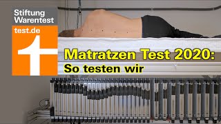 Test Matratzen 2020 So testen wir Matratzen amp ermitteln den MatratzenTestsieger [upl. by Bale]