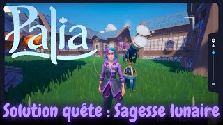 Solution quête  Sagesse lunaire 🌸 Palia [upl. by Nedyah]