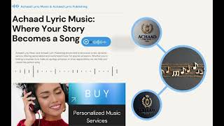 Achaad Lyric Music Crafting Custom Songs for Every Occasion [upl. by Durtschi]