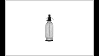 Sodamaker Classic Mesh 1 Quart Soda Siphon Bottle by iSi North America Review [upl. by Eednus]