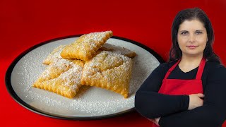 Crostoli gogosele fragede DE POST din doar 2 ingrediente [upl. by Benkley]