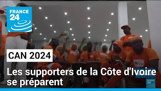 CAN 2024 en Côte dIvoire les supporters des Eléphants se préparent pour la fête • FRANCE 24 [upl. by Gino]