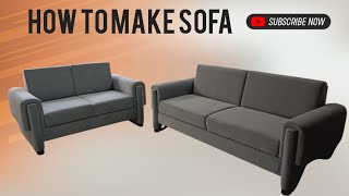 HOW TO MAKE 3 SITTER 2 SITTERAND 2 SITTER SOFA [upl. by Fiona]