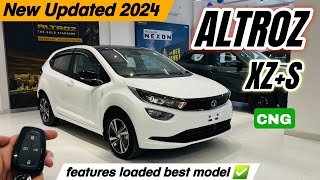 2024 Tata Altroz CNG  Altroz XZS Second Top Model with all Features 🤩✅  10 lakh Best Car [upl. by Baecher]