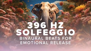 Emotional Release  396 Hz Solfeggio  Elephant Spirit Animal [upl. by Flem]