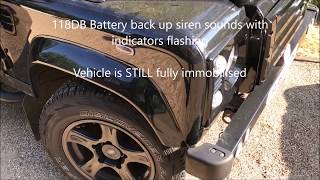 Landrover Defender Cobra ADR Alarm and Immobiliser Fitting Essex [upl. by Adnael]