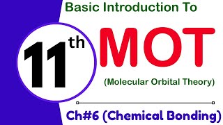 Molecular orbital Theory  MOT  Basic introduction  11th class chemistry  chno6 [upl. by Badr]