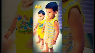 Cute sibling  shorts  YouTube shorts  trending video  teri meri dosti bestyoutuber [upl. by Frodine]