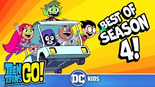 Season 4 BEST Moments Part 2  Teen Titans Go  dckids [upl. by Nylsaj]