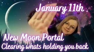 New moon in Capricorn Portal Activation January 11th Clearing what is holding you back [upl. by Refenej]