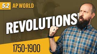 NATIONALISM and REVOLUTIONS 17501900 AP World History Review—Unit 5 Topic 2 [upl. by Nayve]