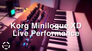 Korg Minilogue XD Live Performance 29 [upl. by Yasmin572]