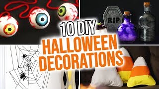 10 DIY Halloween Decoration Ideas  DIY Halloween Crafts [upl. by Kroy]