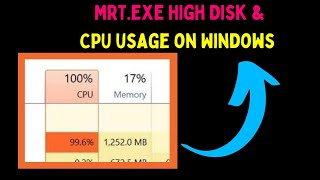 How to Fix MRTexe High Disk and CPU Usage on Windows 11 [upl. by Hobie483]