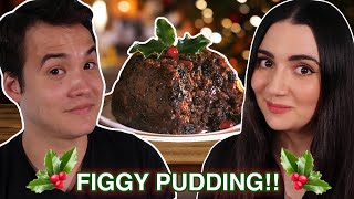 We Followed An 1840s Figgy Pudding Recipe [upl. by Elleb]