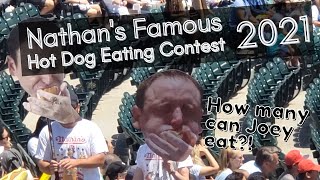 🌭CONEY ISLAND HOT DOG EATING CONTEST 2024 [upl. by Atnwahsal975]