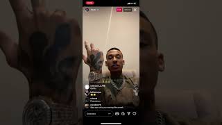 Fredo Full Insta Live Explains Fight in Dubai Say CGM are 🧢 👀  fredo diggad cgm ukdrill [upl. by Esilegna]