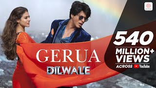 Gerua Lyrics  Arijit Singh Antara Mitra  Pritam Amitabh B  Shah Rukh Khan Kajol  Dilwale [upl. by Dnomyad]