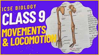 CLASS 9 ICSE Tutorial Movements and Locomotion  Biology  ICSE [upl. by Eloisa]