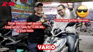 Emosi Saat Sunmori  Modifikasi New Vario Jadi 180cc Habisin Rp 135jt  Siap Lawan Nmax dan aerox [upl. by Ahsiened]