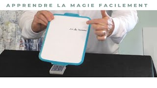 TOUR DE CARTES AMUSANT AVEC UNE ARDOISEPASQUALROMANO tour expliqué [upl. by Ocinemod]