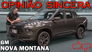 Nova Chevrolet Montana O que mudou Espaço versões motor preço Melhor que Fiat Toro e Strada [upl. by Enaerb751]