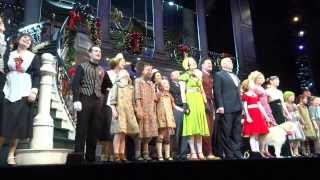 Closing Curtain Call  Annie On Broadway  Jan 5 2013 [upl. by Recnal]