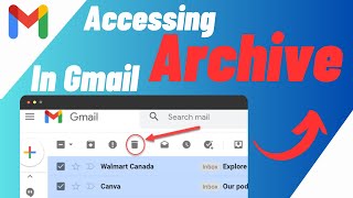 How To FindView Archived Emails In Gmail  Quick amp Easy [upl. by Blinnie]