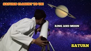 Saturn Through My Telescope in Hindi  How to Capture Saturn  दूरबीन से शनि कैसा दिखता है [upl. by Navarro581]