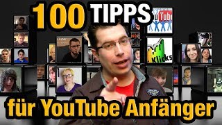 100 Tipps für YouTubeAnfänger  Commentorio [upl. by Nwahsad]