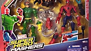 Spiderman vs Doc Ock Mash Pack Unboxing Superhero Mashers Doctor Octopus [upl. by Eedrahc]