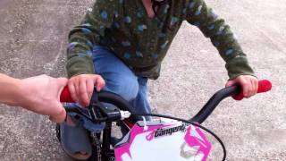 6 and 2 Yr Old Kids Practicing on BMX Race Bikes  2 [upl. by Euell]