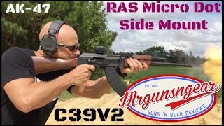 Red Army Standard AK Side Mount amp Century Arms C39V2 Rifle Review HD [upl. by Riesman]