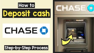 Chase Deposit Cash  Add money to your Chase Checking account  Deposit cash by Chase ATM [upl. by Seiuqram]