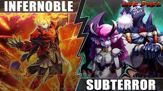 Infernoble VS Subterror YuGiOh OTS Store  Live Duel [upl. by Attelra]