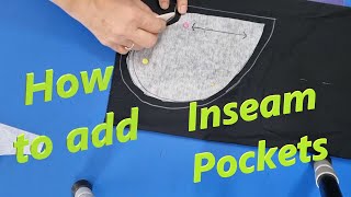 Side Seam Pocket Pattern amp Basic Inseam Pocket Tutorial [upl. by Lekcar]