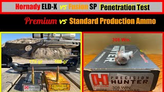 Hornady ELDX vs Fusion SP 308 Win [upl. by Neenaej827]